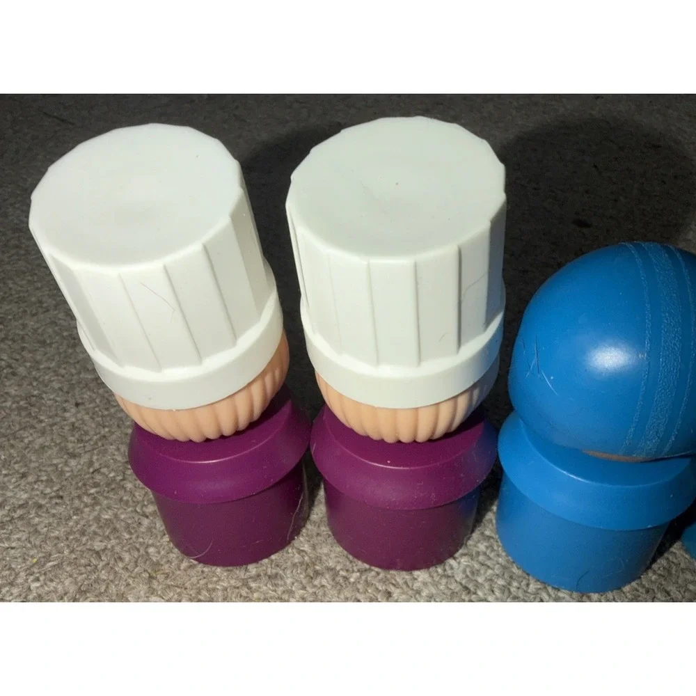 Vintage Tupperware Toys 1980's LI'L TUPPERS People 7 Figures All Brand New
